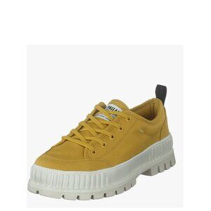 Palladium Pallashock Womens City Mustard Low Top Sneaker Sz 7M Street Stomper